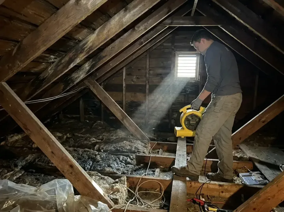 attic-water-damage-drying-proc-007 — frequently asked questions, Emergency Water Extraction & 24/7 Flood Response in Preston…